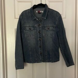 Live a Little Blue Jean Jacket Timeless‎ Denim Style